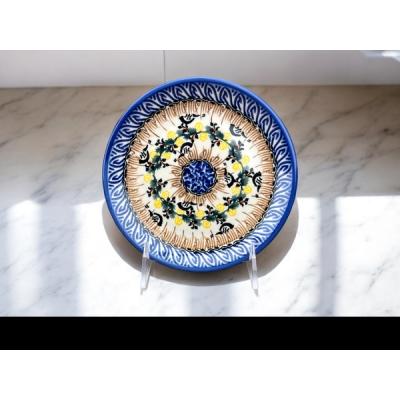 Polish Pottery Plate 7&quot; UNIKAT