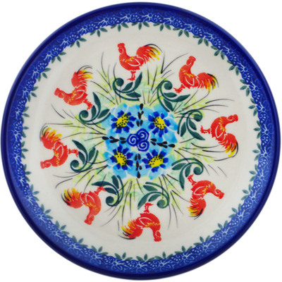 Polish Pottery Plate 7&quot; UNIKAT