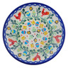 Polish Pottery Plate 7&quot; UNIKAT