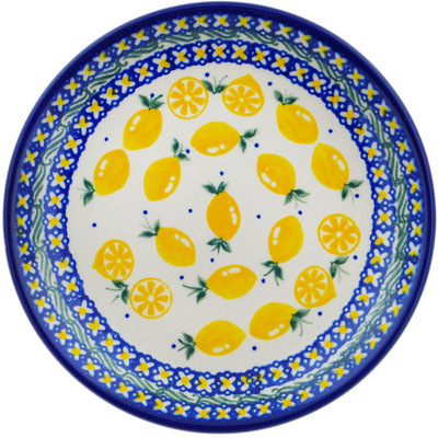 Polish Pottery Plate 7&quot; When Life Gives You Lemons