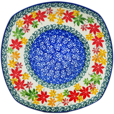 Polish Pottery Plate 8&quot; Fall Vibes