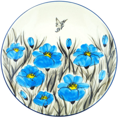 Polish Pottery Plate 8&quot; Mystical Meadow