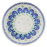 Polish Pottery Plate 8&quot; Tail Feathers