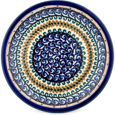 Polish Pottery Plate 9&quot; Florence UNIKAT