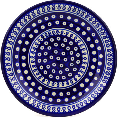 Polish Pottery Plate 9&quot; Merry Go Round