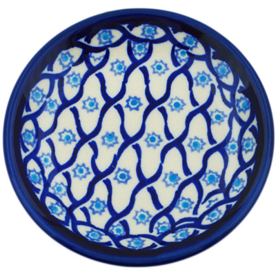 Polish Pottery Plate Small Catching Waves