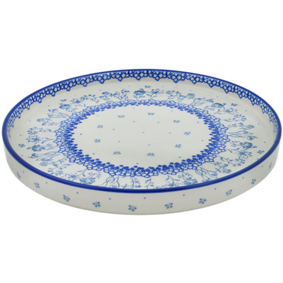 Polish Pottery Platter 10&quot; Calm In The Storm