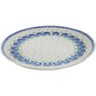 Polish Pottery Platter 12&quot; Tail Feathers