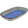 Polish Pottery Platter 13&quot; Maraschino