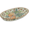 Polish Pottery Platter 14&quot; Autumn Produce UNIKAT