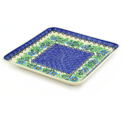 Polish Pottery Platter 8&quot;