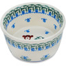 Polish Pottery Ramekin Bowl Small Brown Bears