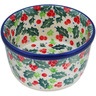 Polish Pottery Ramekin Bowl Small Festive Berries UNIKAT