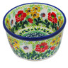 Polish Pottery Ramekin Bowl Small Green Thumb UNIKAT