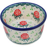 Polish Pottery Ramekin Bowl Small Rose Field
