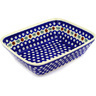 Polish Pottery Rectangular Baker 10&quot; Mosquito