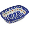 Polish Pottery Rectangular Baker 10&quot; Mosquito