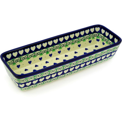 Polish Pottery Rectangular Baker 12&quot;