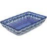 Polish Pottery Rectangular Baker 12&quot; Mother&#039;s Love UNIKAT