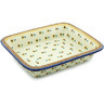 Polish Pottery Rectangular Baker 14&quot; Sunshine Kiss