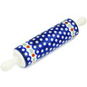 Polish Pottery Rolling Pin 13&quot; Mosquito