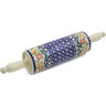 Polish Pottery Rolling Pin 15&quot; Wave Of Flowers