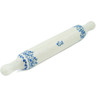 Polish Pottery Rolling Pin 18&quot; Horse Gallop