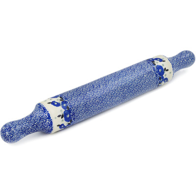 Polish Pottery Rolling Pin 18&quot; In The Rain