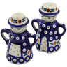 Polish Pottery Salt and Pepper Set 5&quot; Mosquito