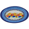 Polish Pottery Saucer 9&quot; Glorious Sequence UNIKAT