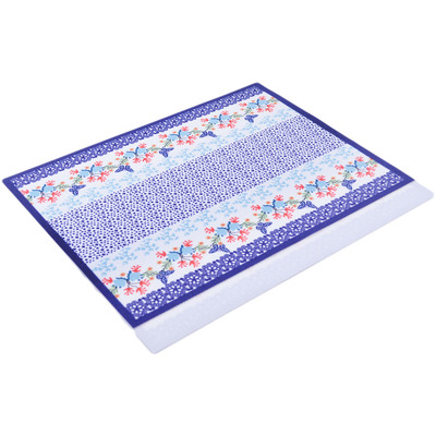 Polyester Set of 2 Placemats 16&quot; Blue Butterflies