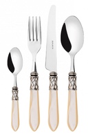 Stainless Steel Set of flatware 24pc Ivory