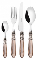Stainless Steel Set of flatware 24pc Onyx