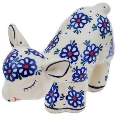 Polish Pottery Sheep Figurine 5&quot; Nora&#039;s Garden