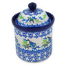 Polish Pottery Small Canister 6&quot; Birdy Babies