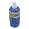 Polish Pottery Soap Dispenser 7&quot; Blooming Rowan