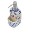 Polish Pottery Soap dispenser with holder Ring Around The Reindeer