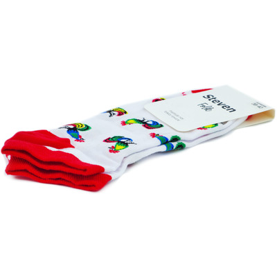 Textile Socks Size 7-9 White Rooster