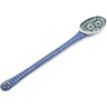 Polish Pottery Spoon 12&quot; Daises And Tall Grass UNIKAT