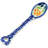 Polish Pottery Spoon 5&quot; Wave Of Flowers