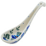 Polish Pottery Spoon 6&quot; Sweet Blue Spring