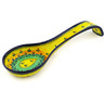 Polish Pottery Spoon Rest 12&quot; Prairie Sunrise UNIKAT