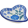 Polish Pottery Spoon Rest 3&quot; Flowers In The Snowfall