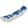 Polish Pottery Spoon Rest 3&quot; Sweet Blue Spring