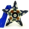 Polish Pottery Star Ornament 3&quot; Mosquito
