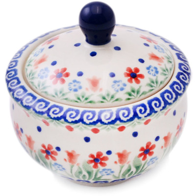 Polish Pottery Sugar Bowl 7 oz Babcia&#039;s Garden