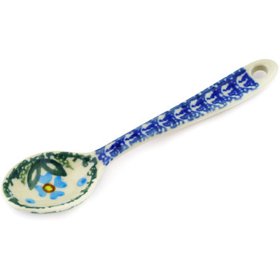 Polish Pottery Sugar Spoon