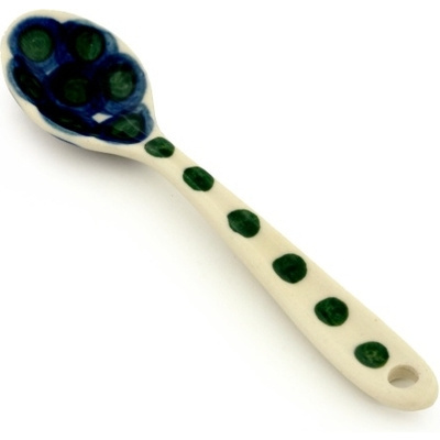 Polish Pottery Sugar Spoon