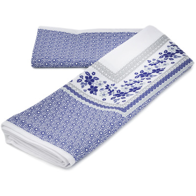 Polyester Tablecloth Stain Resistant 51&quot; x 61&quot; (130 x 155 cm) Blue Frost UNIKAT