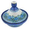 Polish Pottery Tagine Pot 57 oz Morning Glory UNIKAT